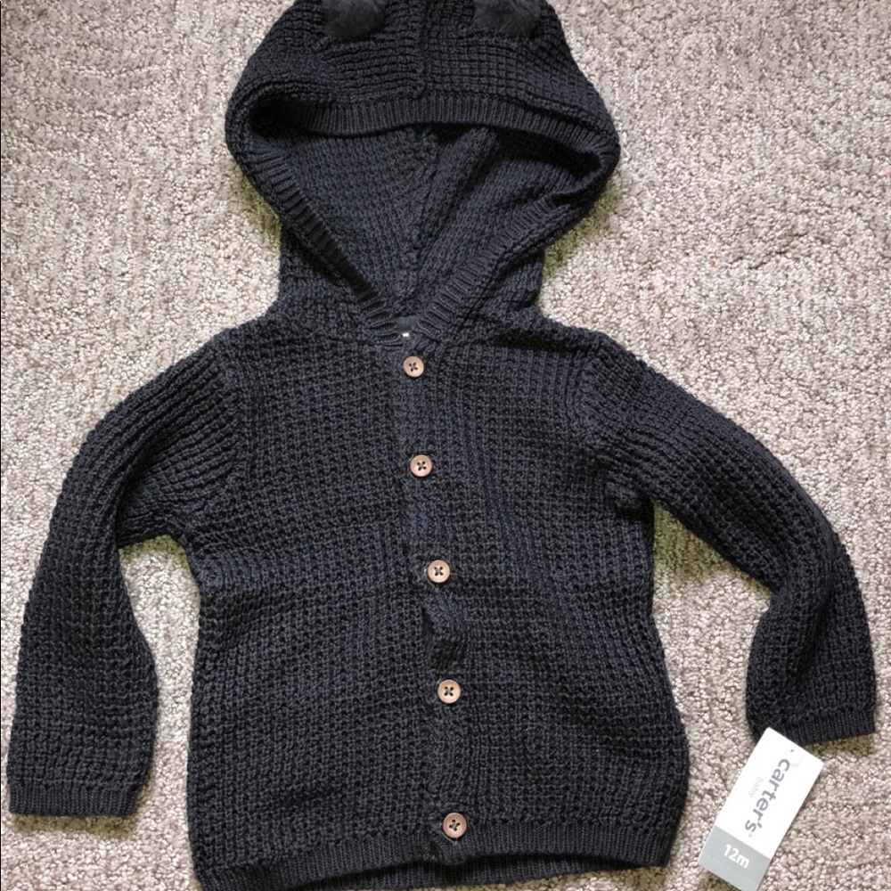 Carter’s Dark Grey Sweater - New With Tags
